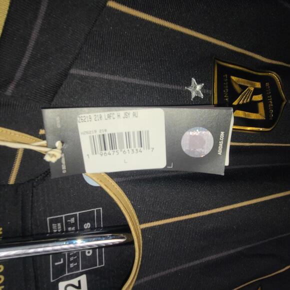 Los Angeles FC Christian Olivera #13 Authentic Jersey - Black & Gold Size Large - Picture 7 of 8